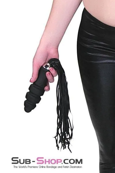 0889M      Deluxe Large Graduated Silicone Anal Dildo Whip