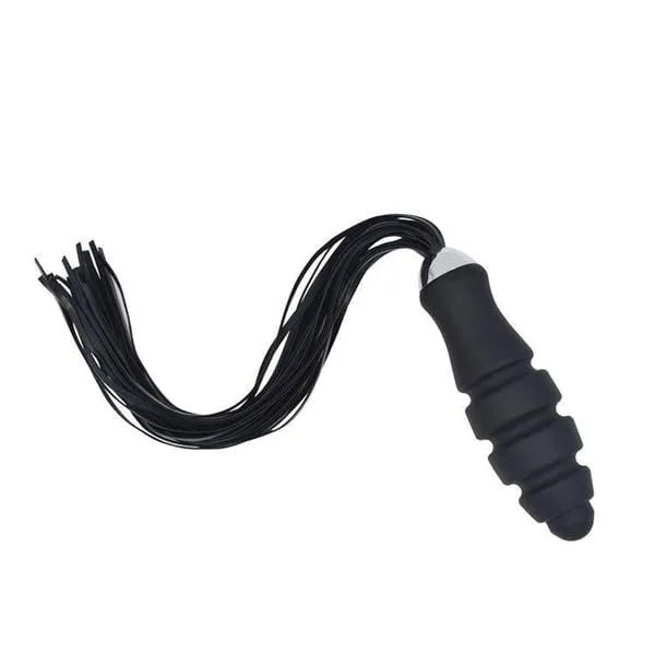 0889M      Deluxe Large Graduated Silicone Anal Dildo Whip