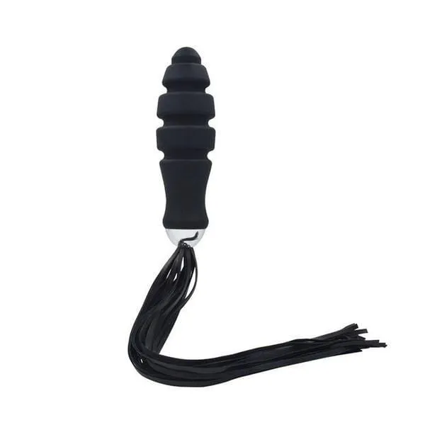 0889M      Deluxe Large Graduated Silicone Anal Dildo Whip