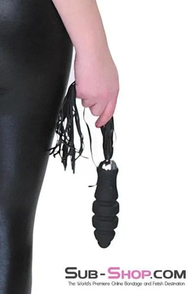 0889M      Deluxe Large Graduated Silicone Anal Dildo Whip