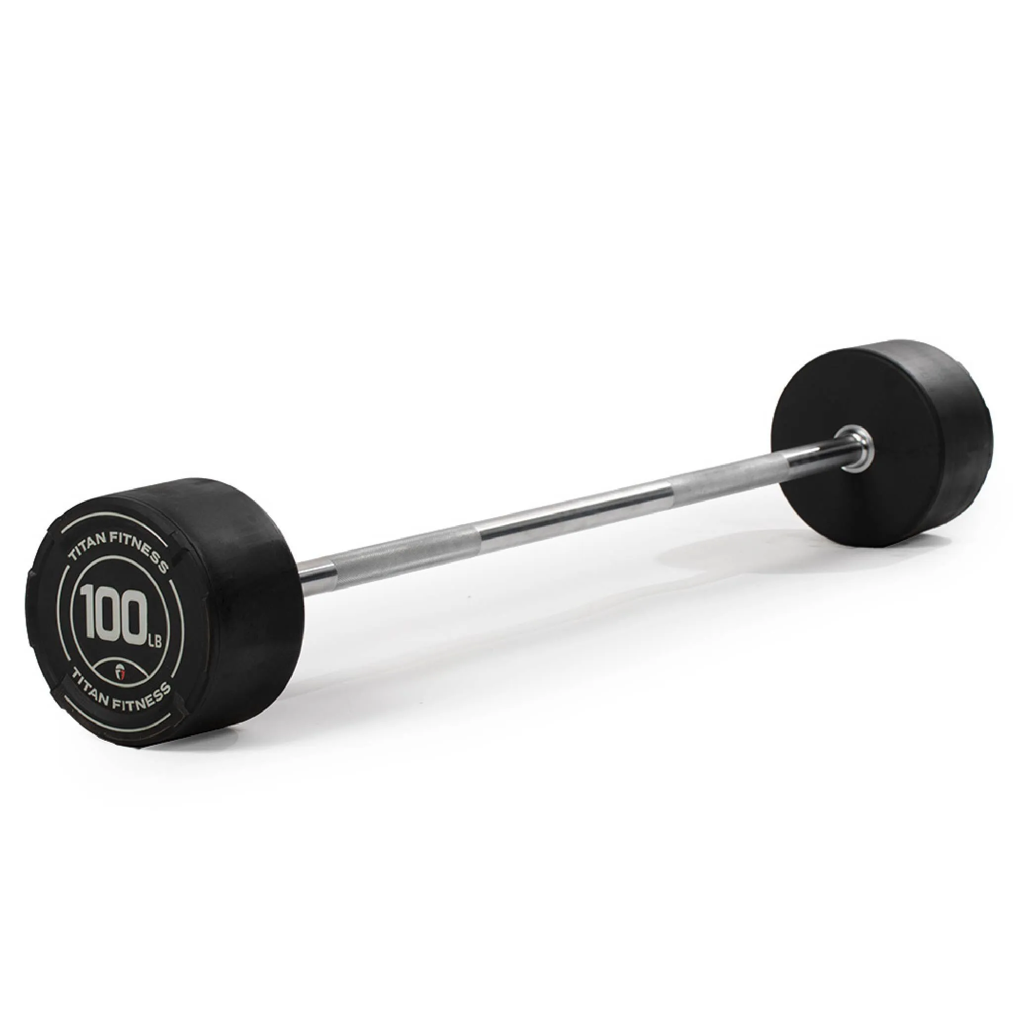 100 LB Straight Fixed Urethane Barbell