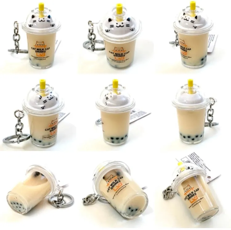 12041 BOBA TEA CAT CHARM-12