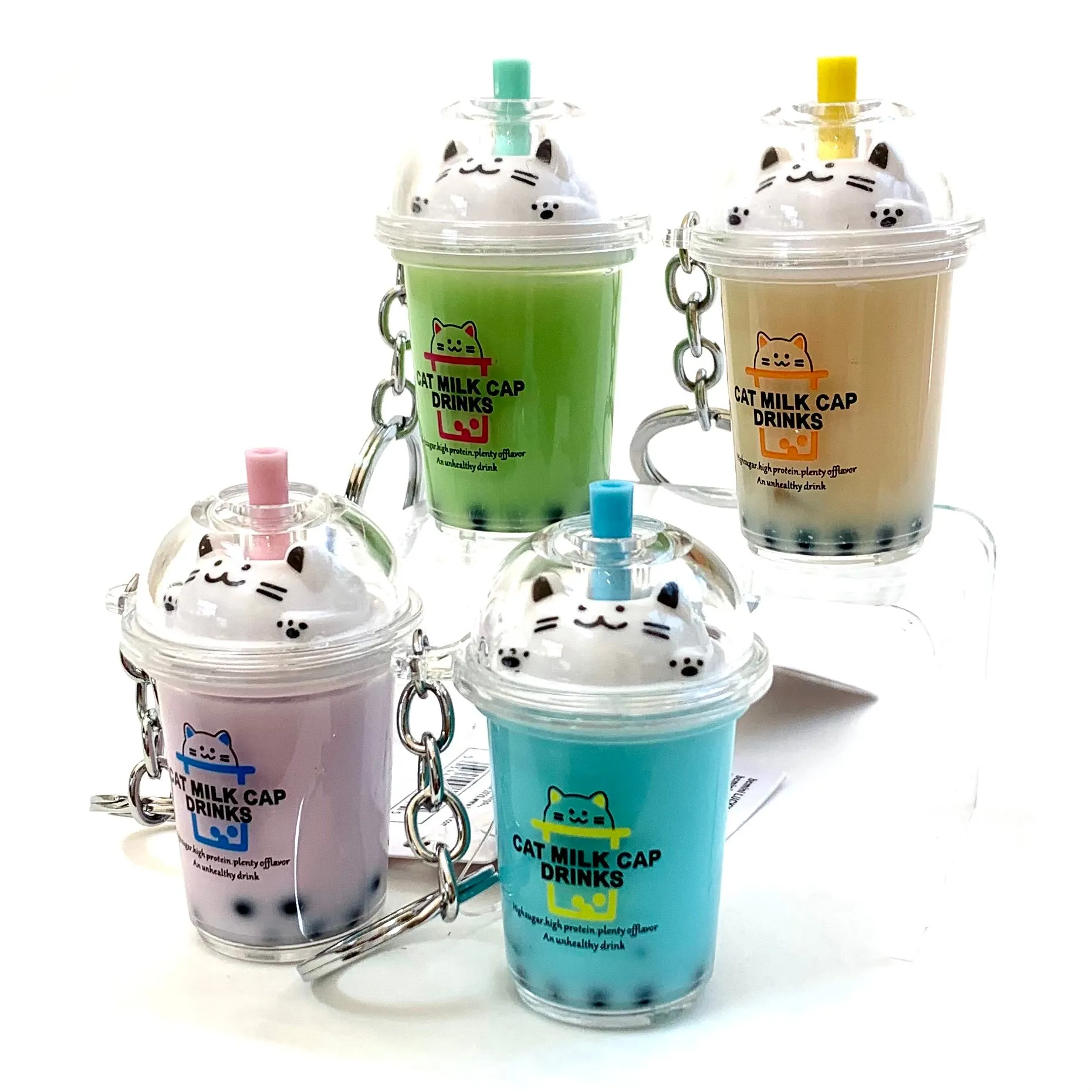 12041 BOBA TEA CAT CHARM-12