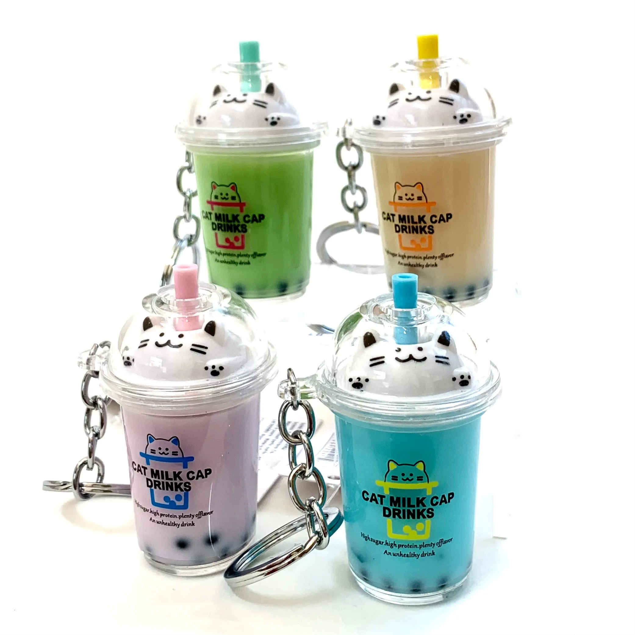 12041 BOBA TEA CAT CHARM-12