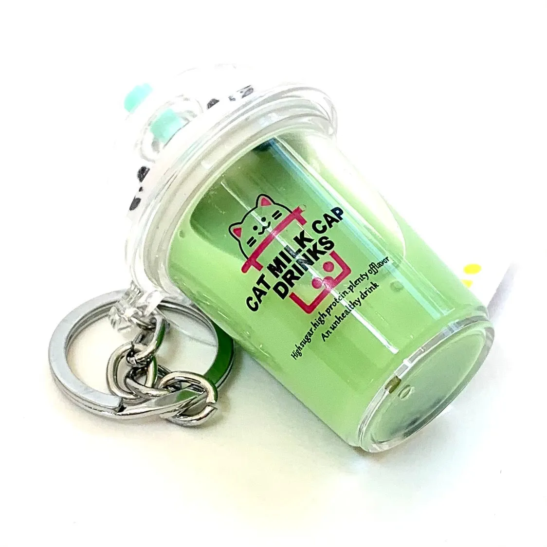 12041 BOBA TEA CAT CHARM-12