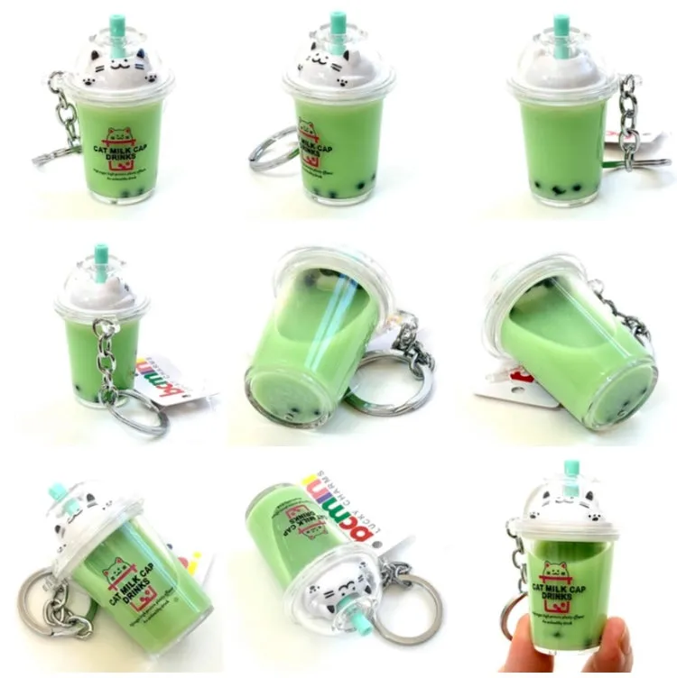 12041 BOBA TEA CAT CHARM-12