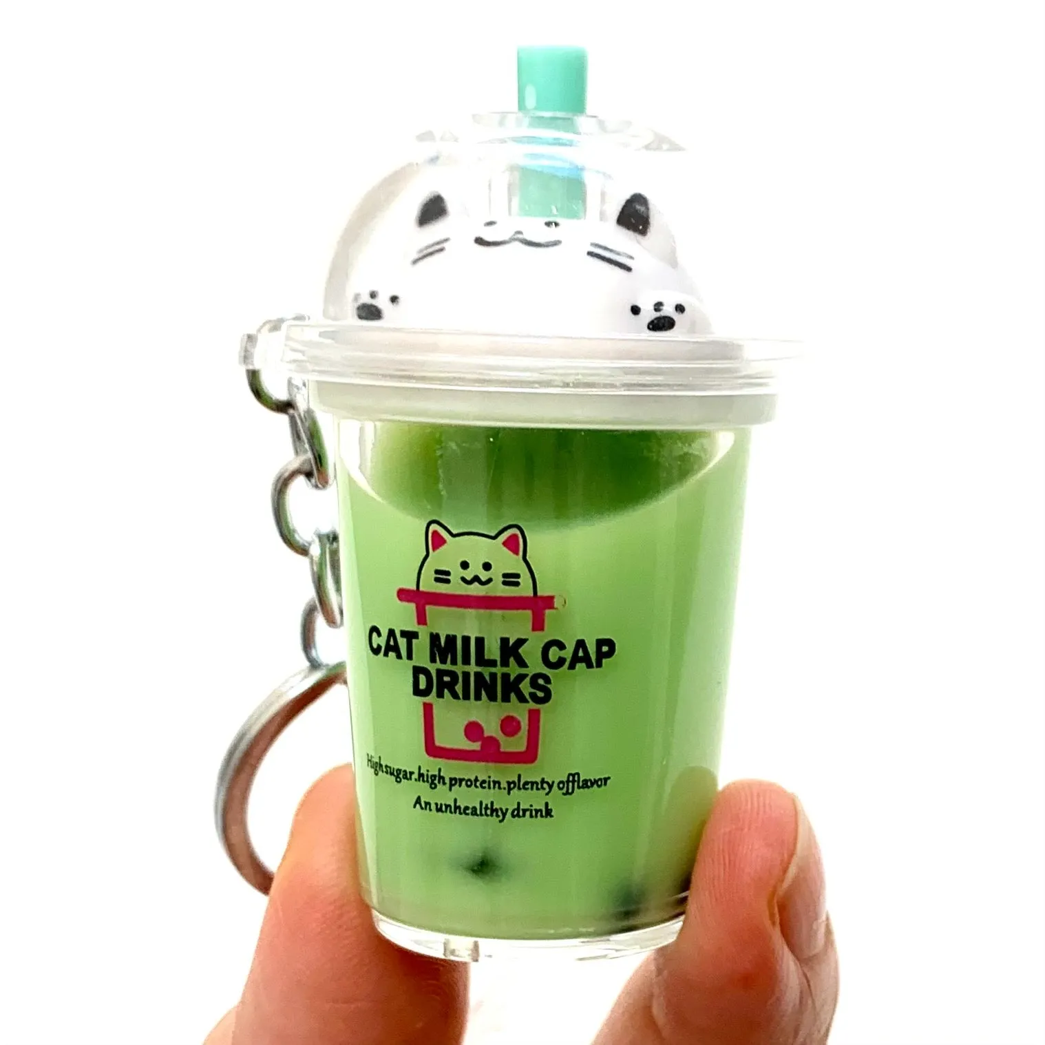12041 BOBA TEA CAT CHARM-12