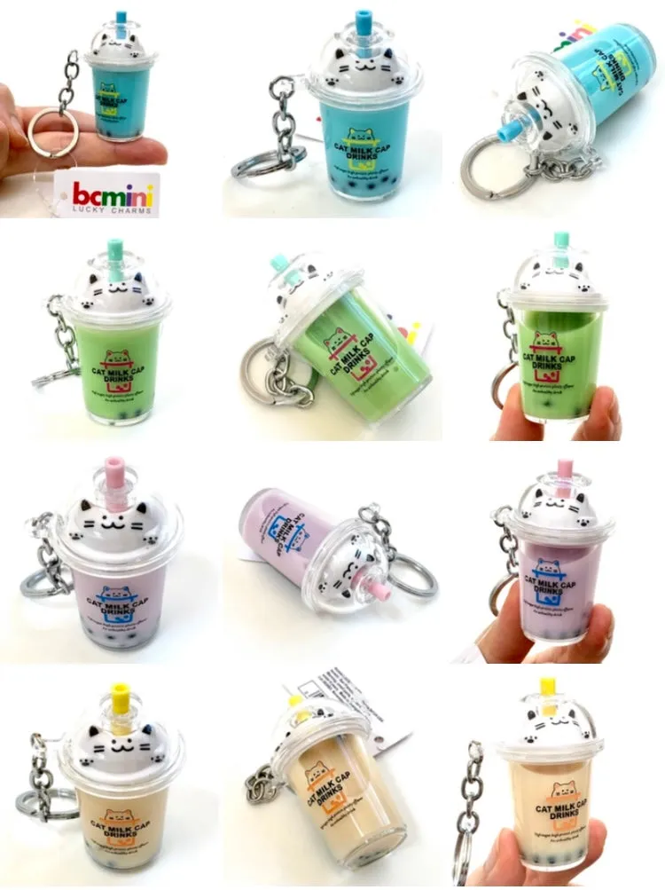 12041 BOBA TEA CAT CHARM-12