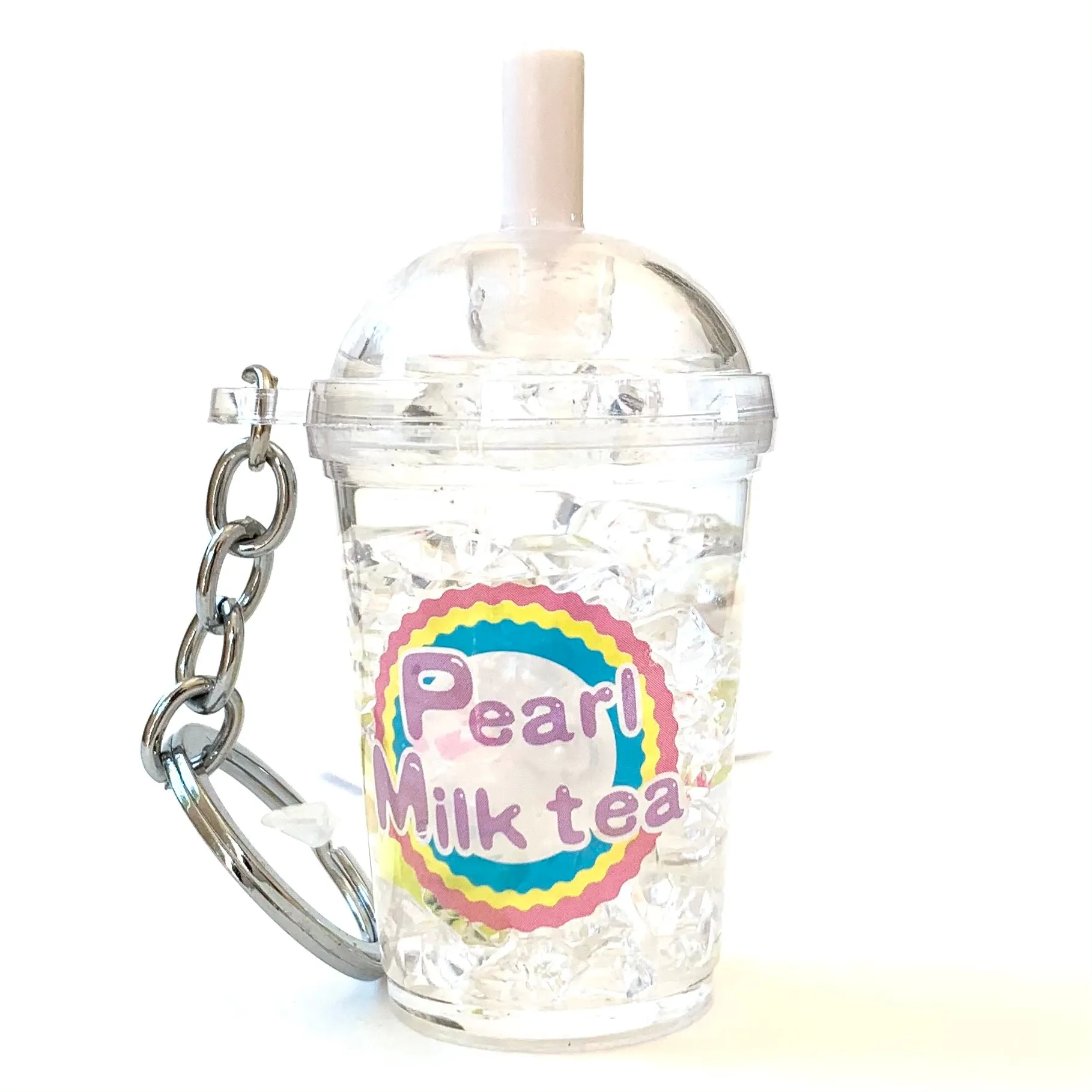 12046 FRUIT PEARL MILK TEA FLOATY KEY CHARM-12