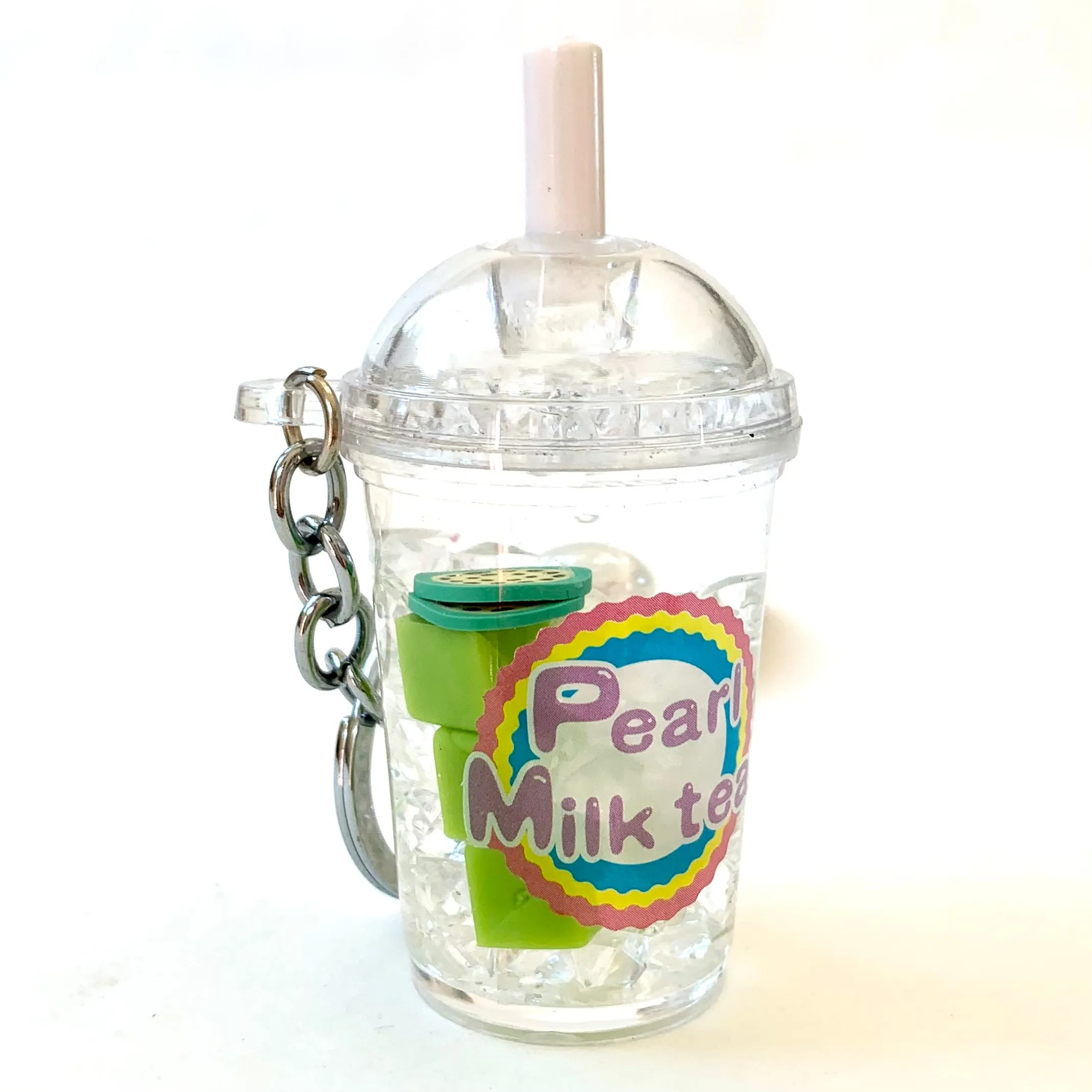 12046 FRUIT PEARL MILK TEA FLOATY KEY CHARM-12