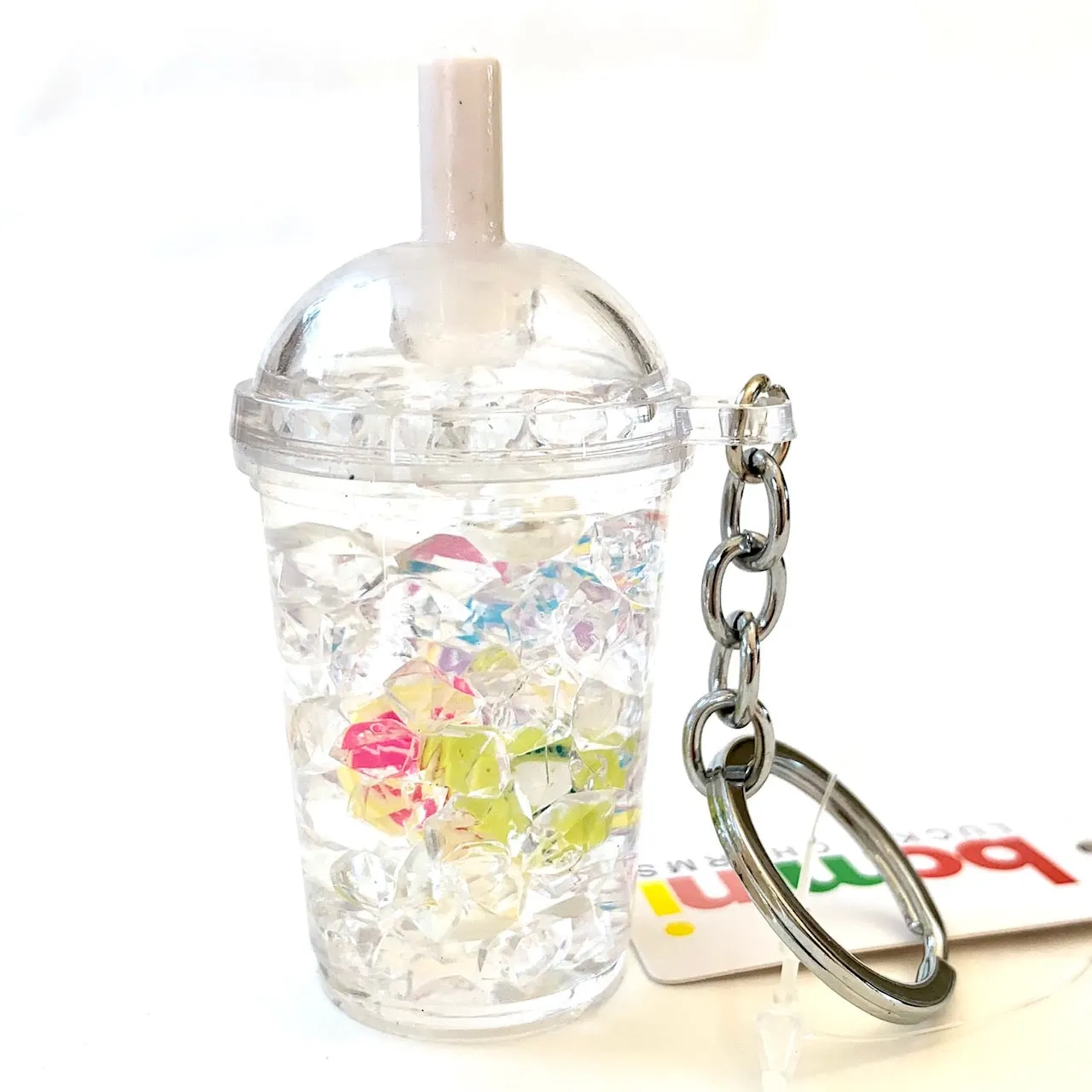 12046 FRUIT PEARL MILK TEA FLOATY KEY CHARM-12