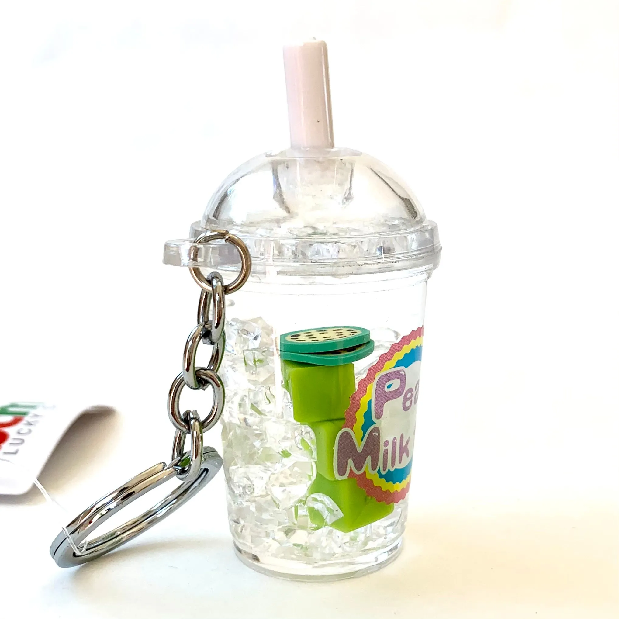 12046 FRUIT PEARL MILK TEA FLOATY KEY CHARM-12