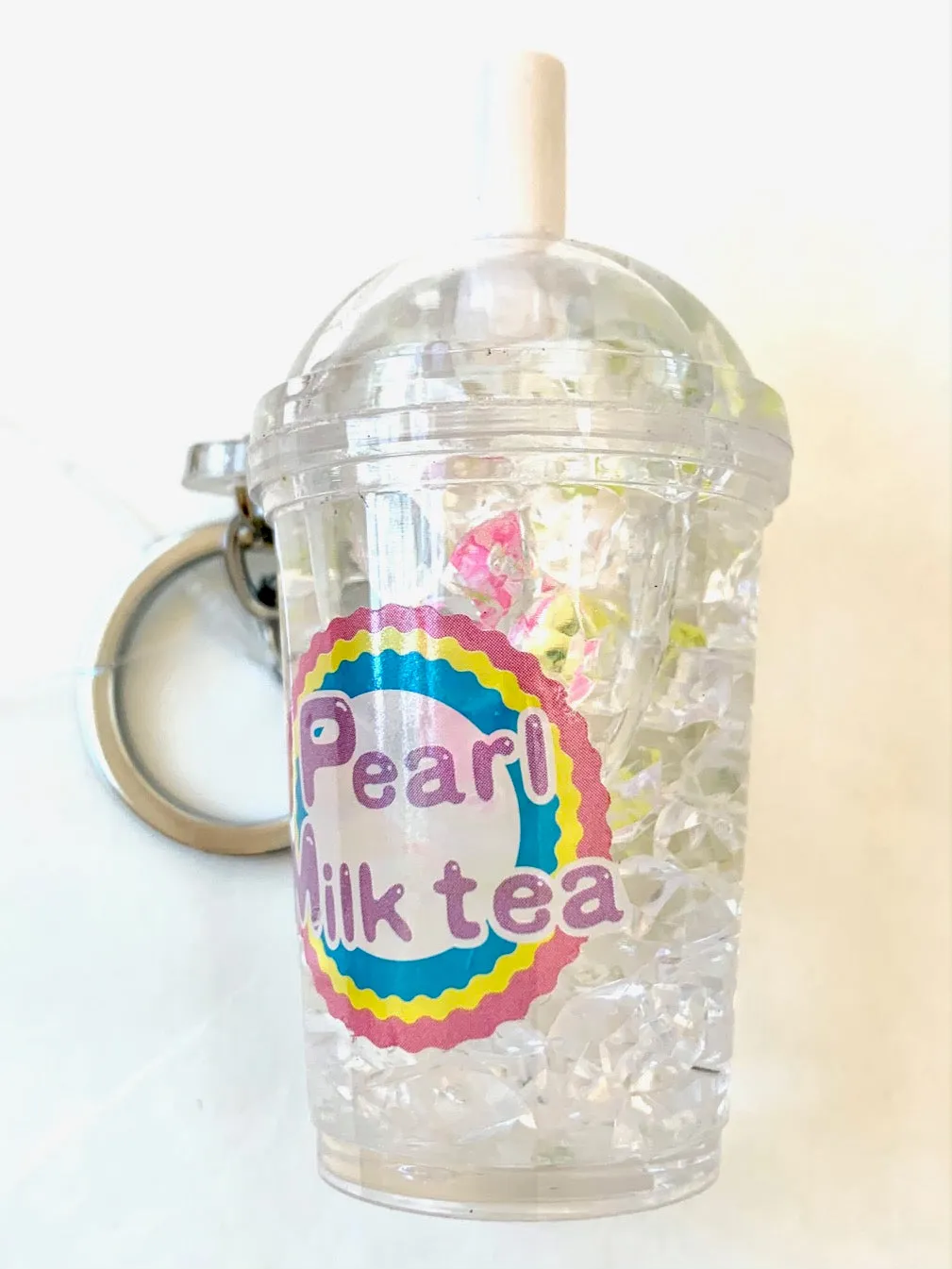 12046 FRUIT PEARL MILK TEA FLOATY KEY CHARM-12