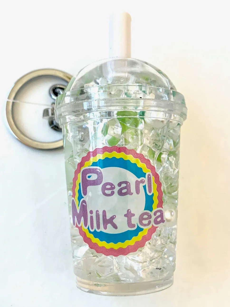 12046 FRUIT PEARL MILK TEA FLOATY KEY CHARM-12