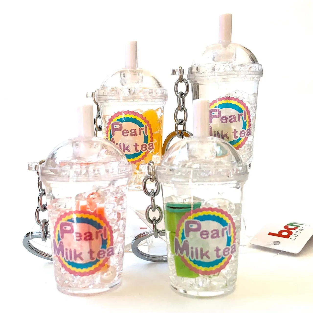 12046 FRUIT PEARL MILK TEA FLOATY KEY CHARM-12