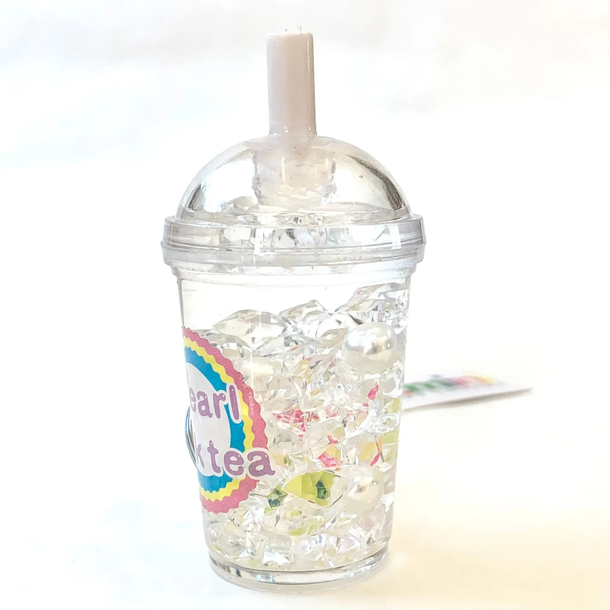12046 FRUIT PEARL MILK TEA FLOATY KEY CHARM-12