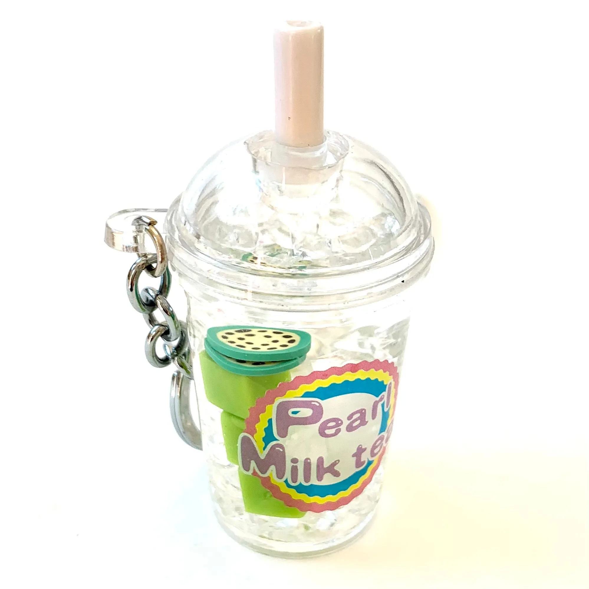 12046 FRUIT PEARL MILK TEA FLOATY KEY CHARM-12