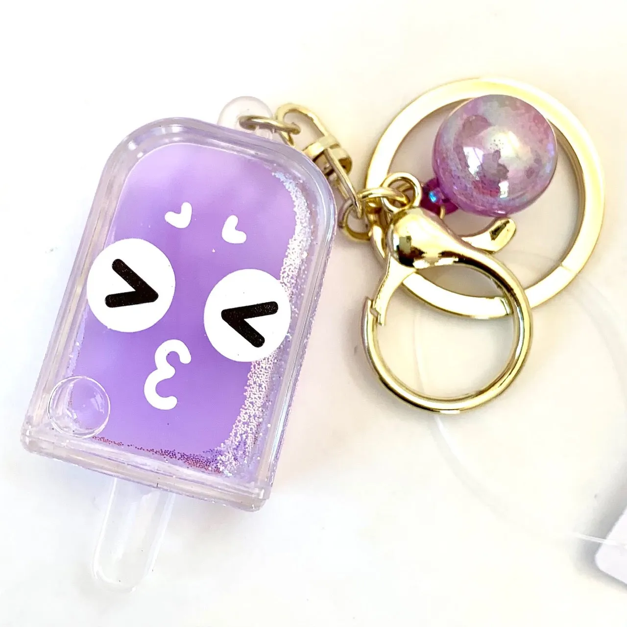 12063 POPSICLE FACE KEY CHARM-12