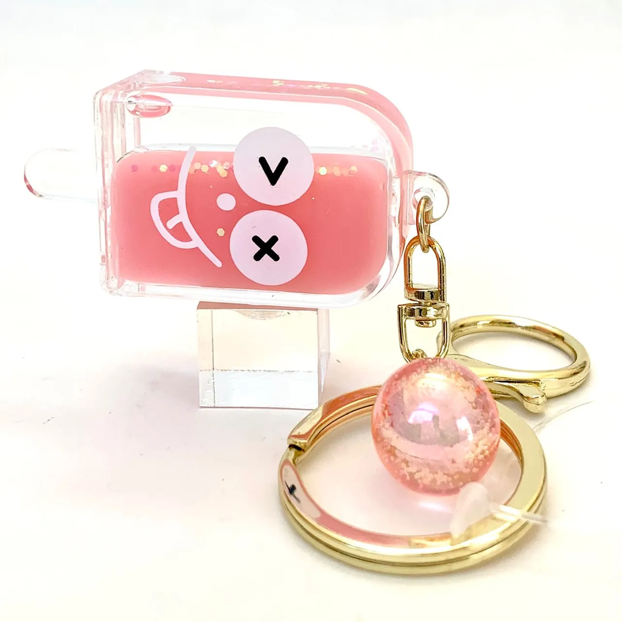 12063 POPSICLE FACE KEY CHARM-12