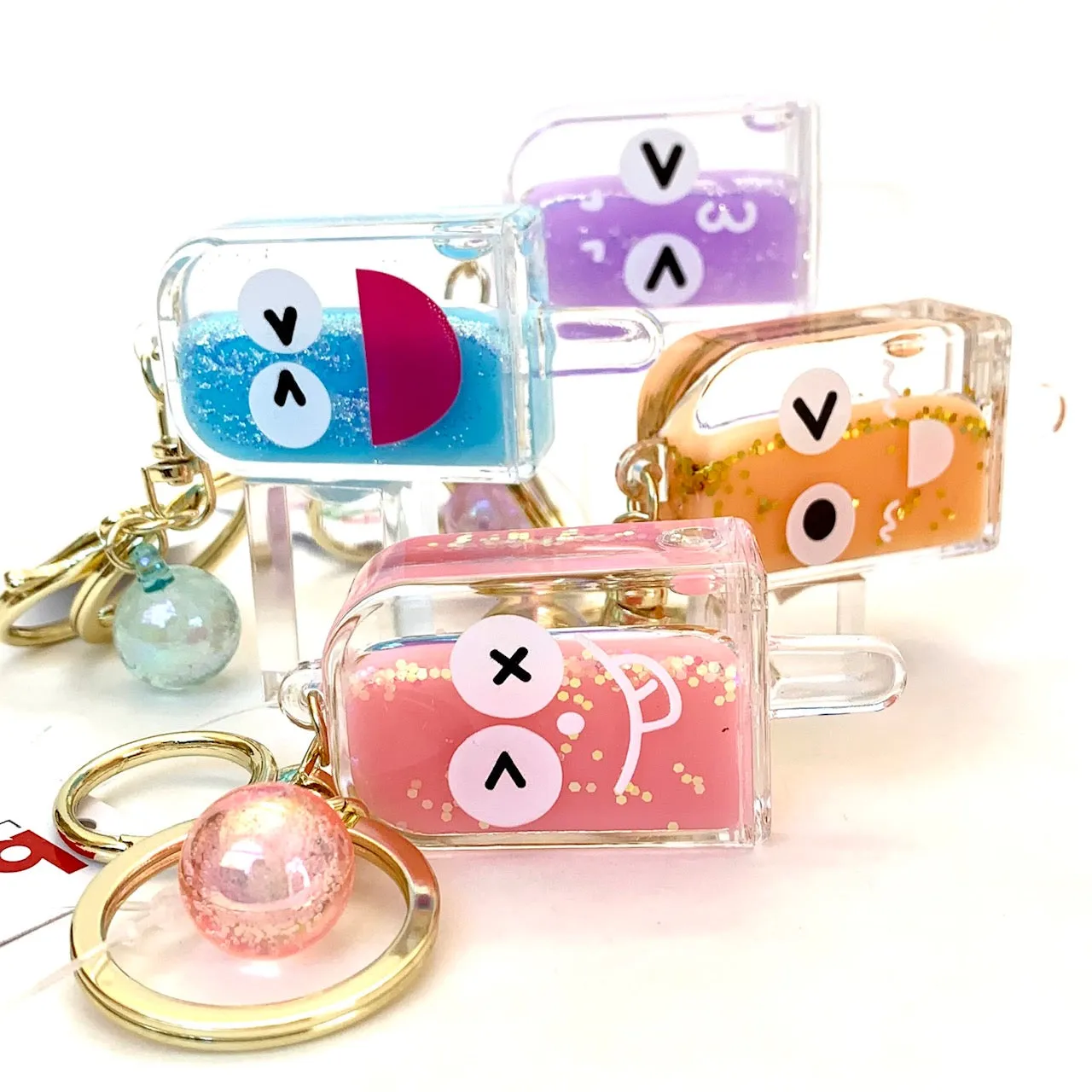 12063 POPSICLE FACE KEY CHARM-12