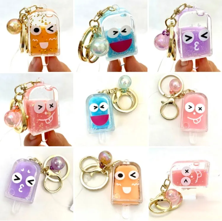 12063 POPSICLE FACE KEY CHARM-12