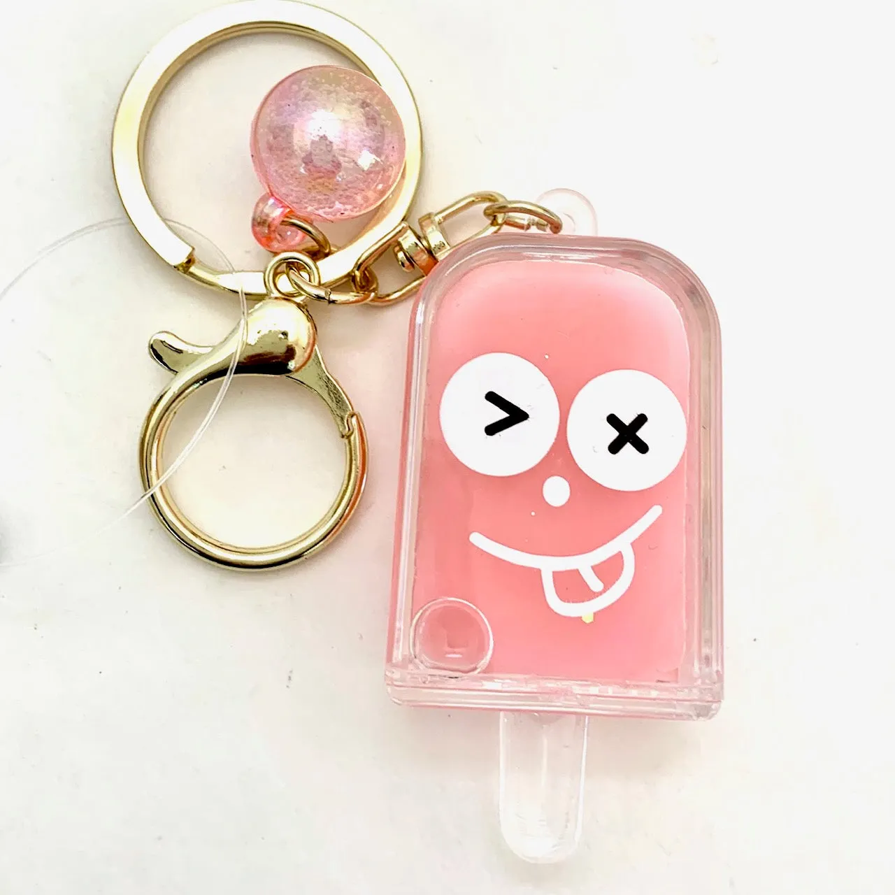 12063 POPSICLE FACE KEY CHARM-12
