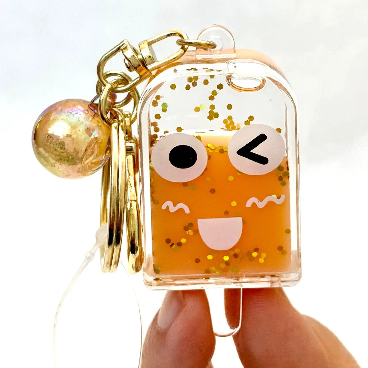 12063 POPSICLE FACE KEY CHARM-12