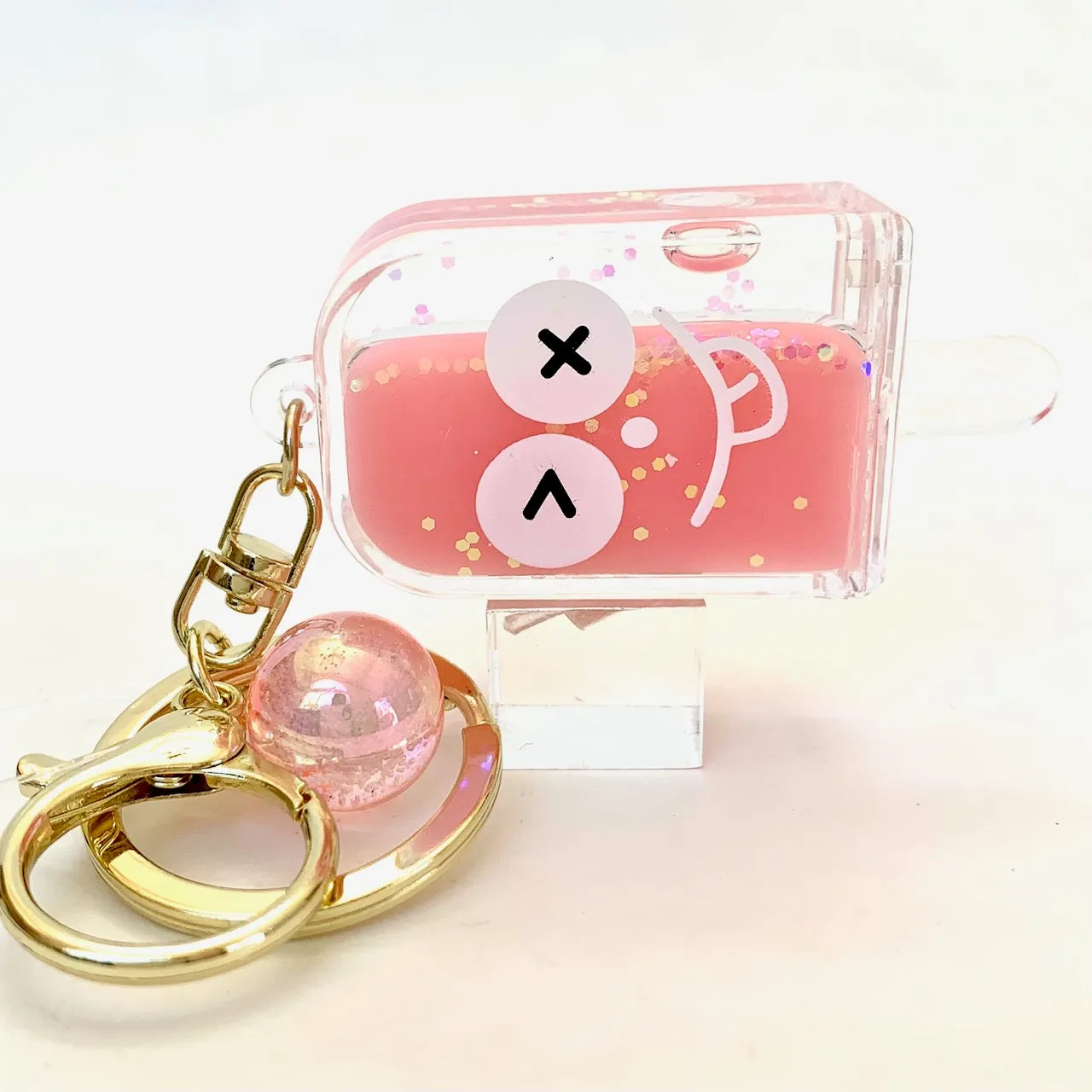 12063 POPSICLE FACE KEY CHARM-12