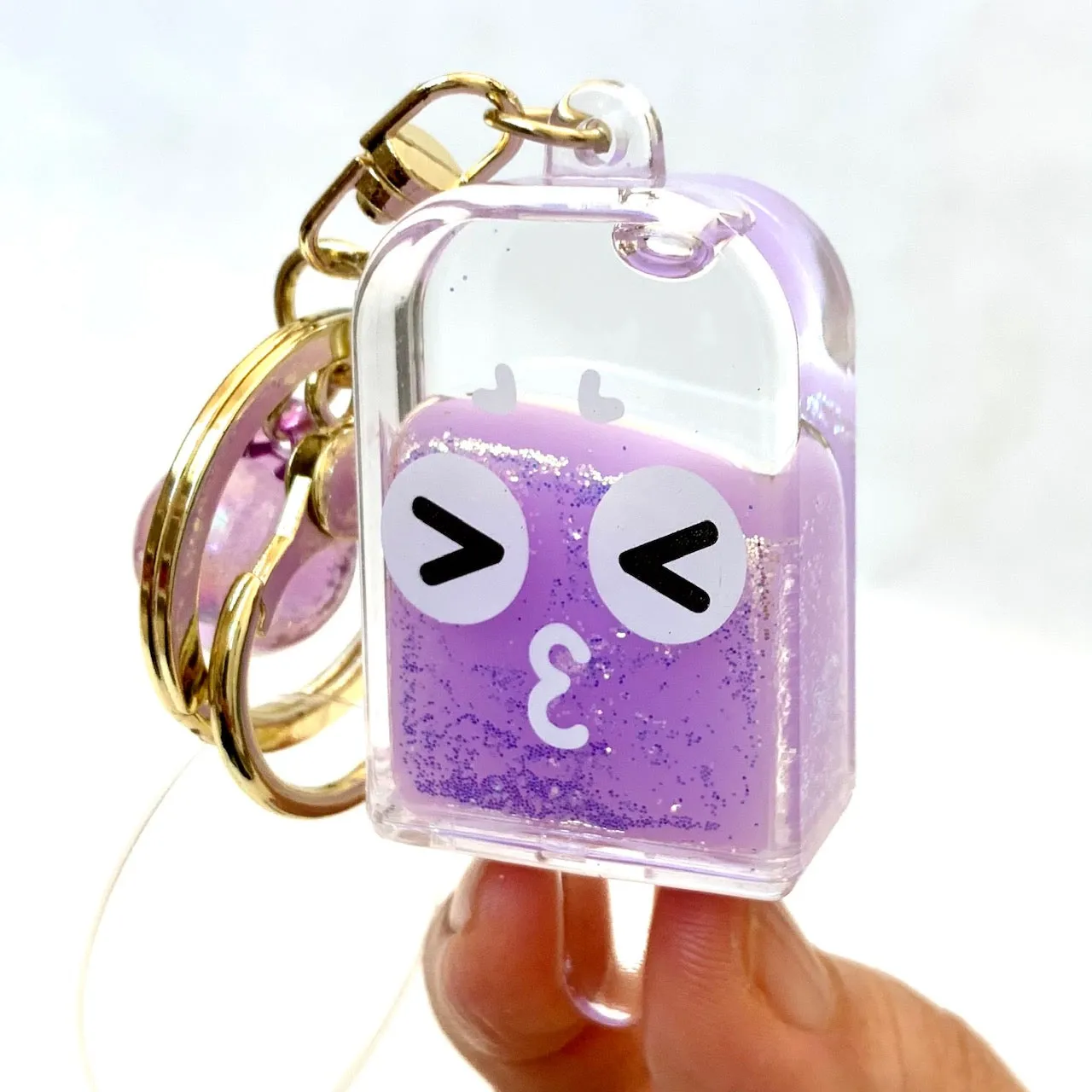 12063 POPSICLE FACE KEY CHARM-12