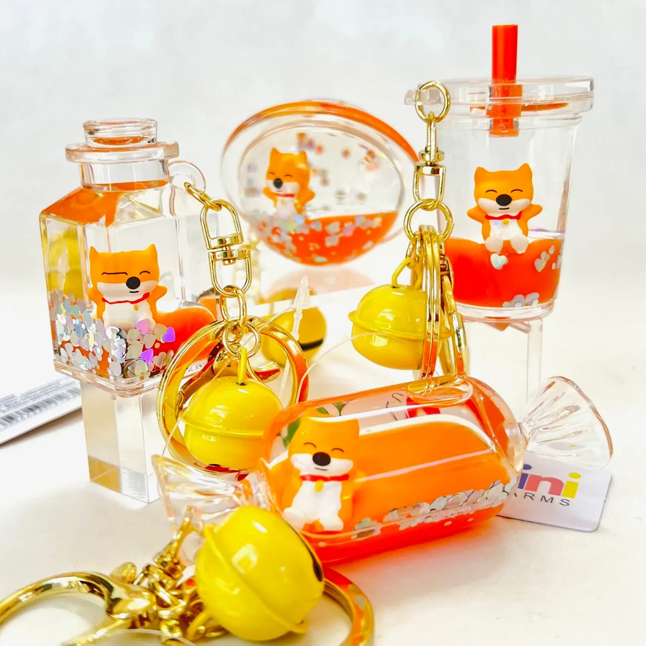 12103 SHIBA INU FLOATY KEY CHARM-12