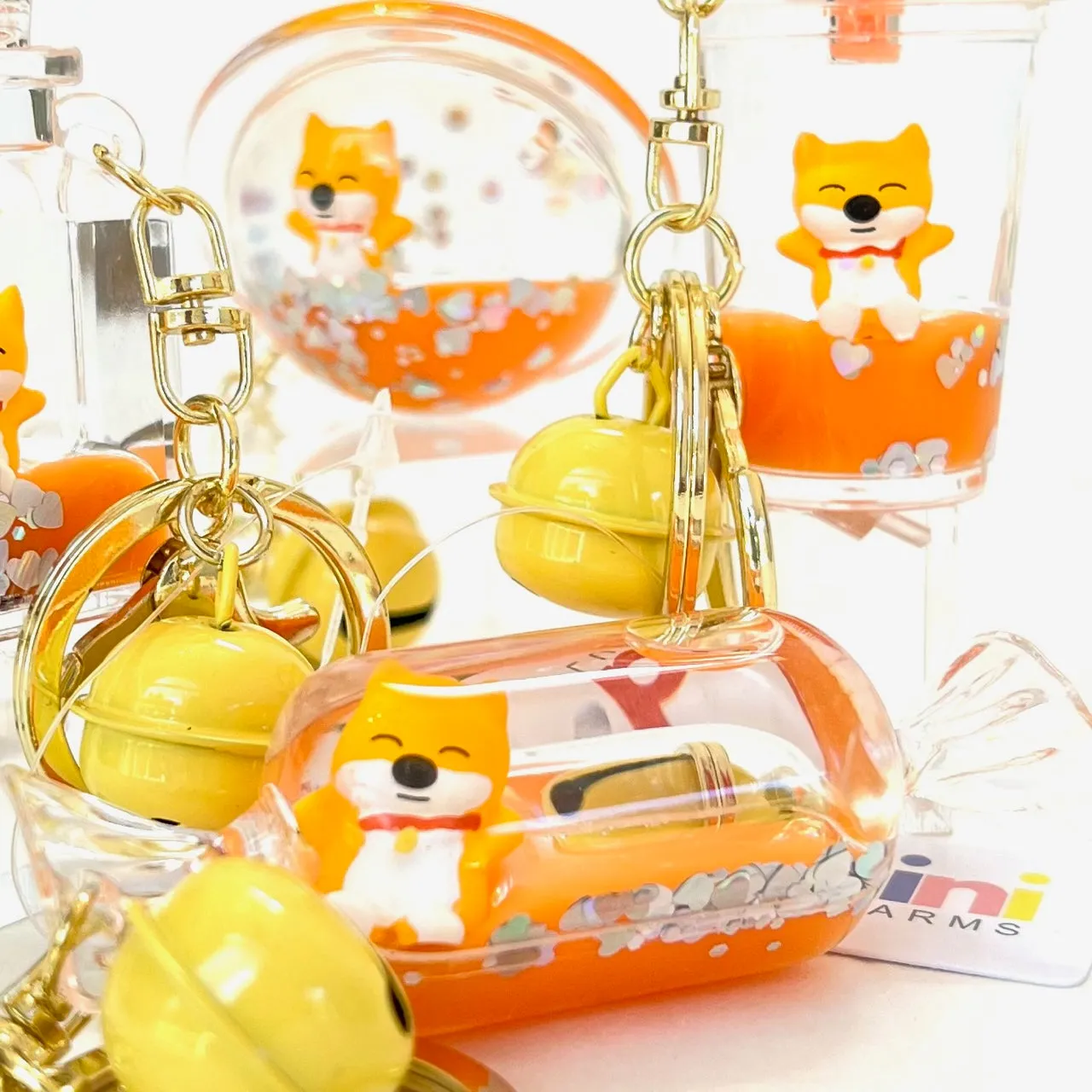 12103 SHIBA INU FLOATY KEY CHARM-12
