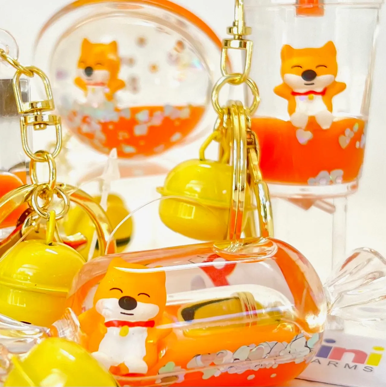 12103 SHIBA INU FLOATY KEY CHARM-12