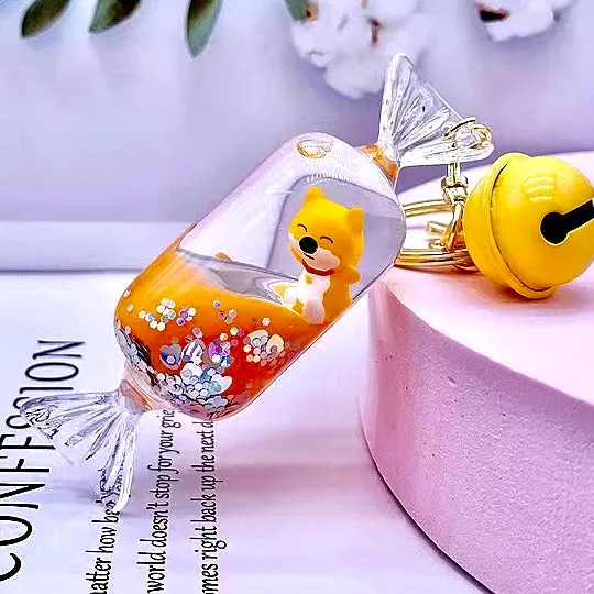 12103 SHIBA INU FLOATY KEY CHARM-12