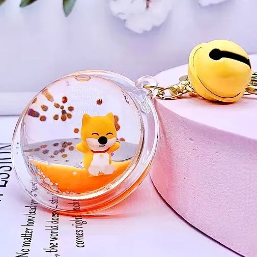 12103 SHIBA INU FLOATY KEY CHARM-12