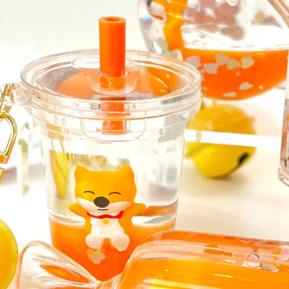 12103 SHIBA INU FLOATY KEY CHARM-12