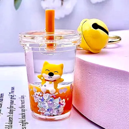 12103 SHIBA INU FLOATY KEY CHARM-12
