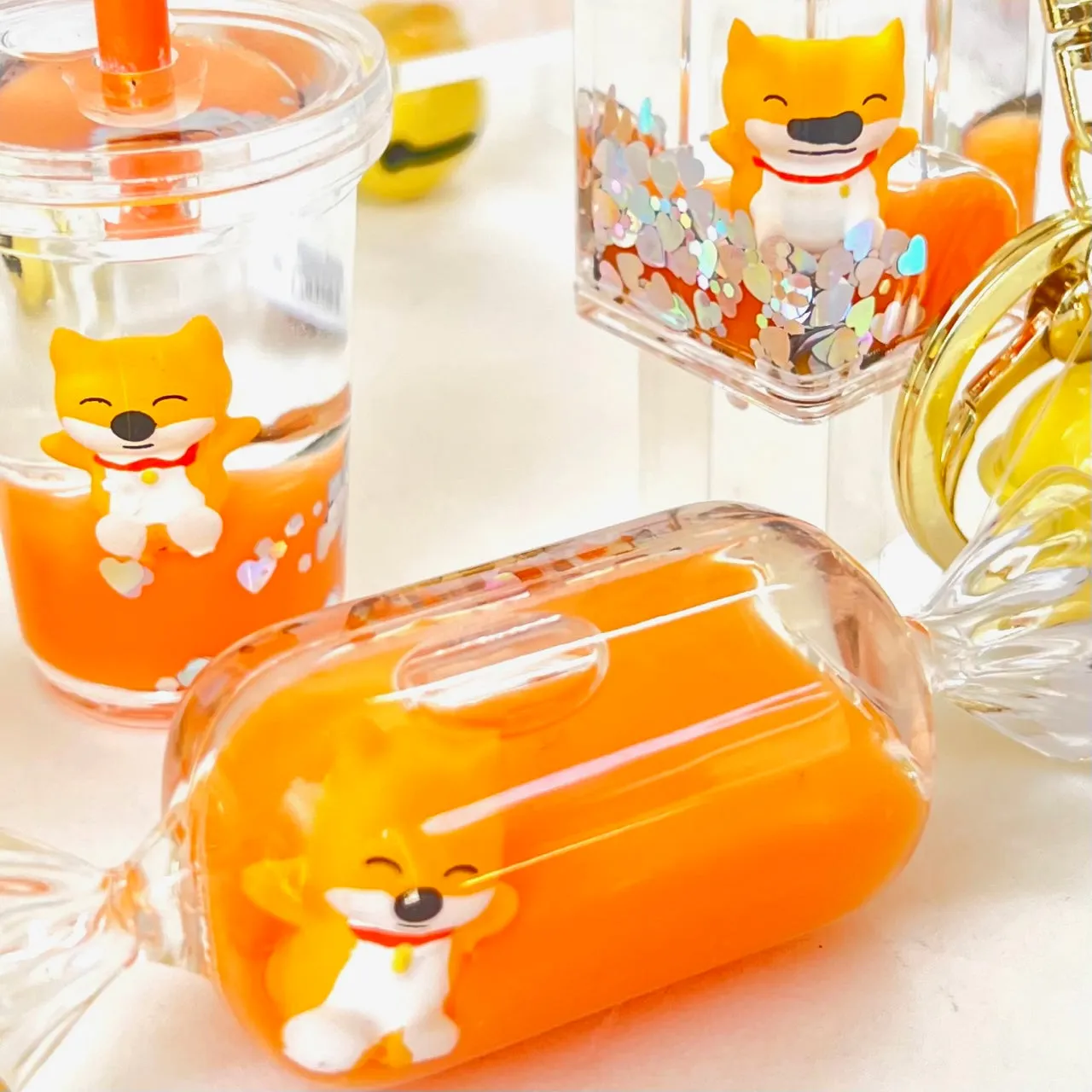 12103 SHIBA INU FLOATY KEY CHARM-12