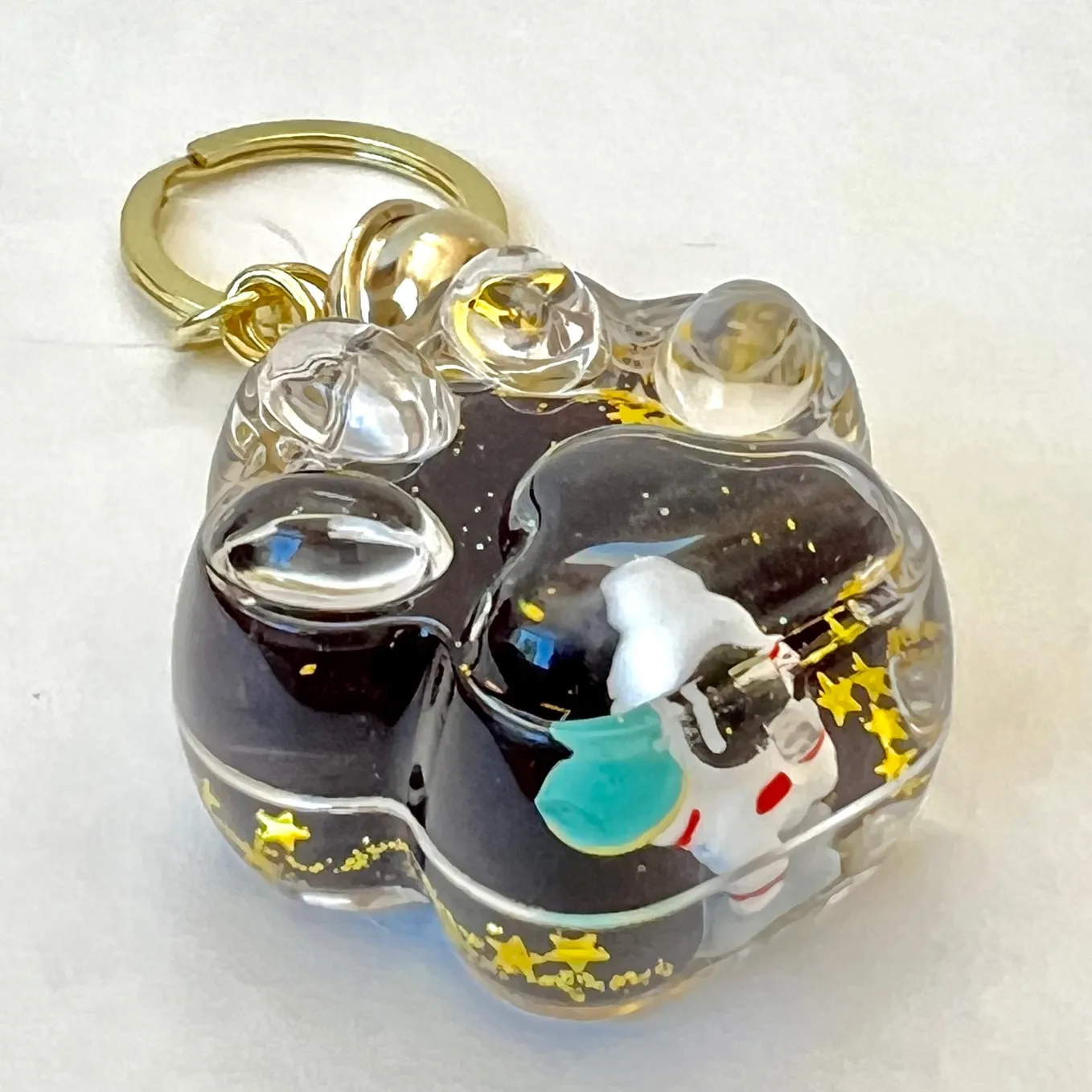 12125 ASTRONAUT FLOATY KEY CHARM-12