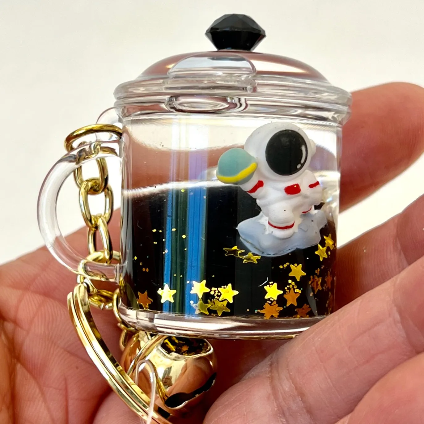 12125 ASTRONAUT FLOATY KEY CHARM-12