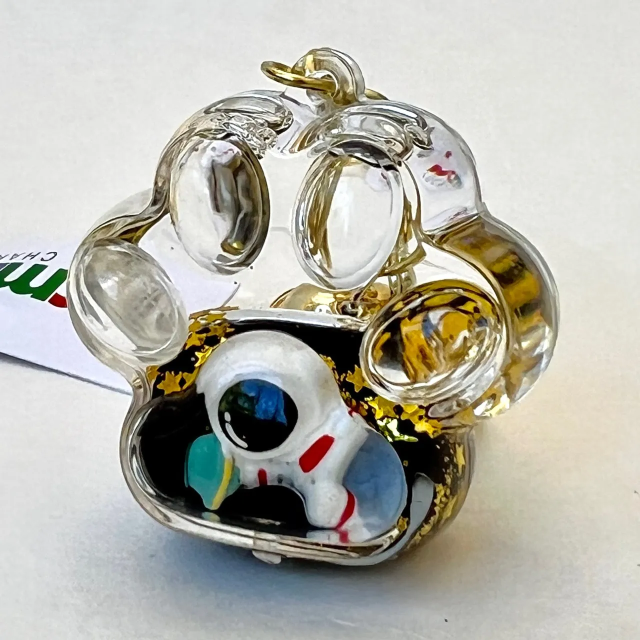 12125 ASTRONAUT FLOATY KEY CHARM-12