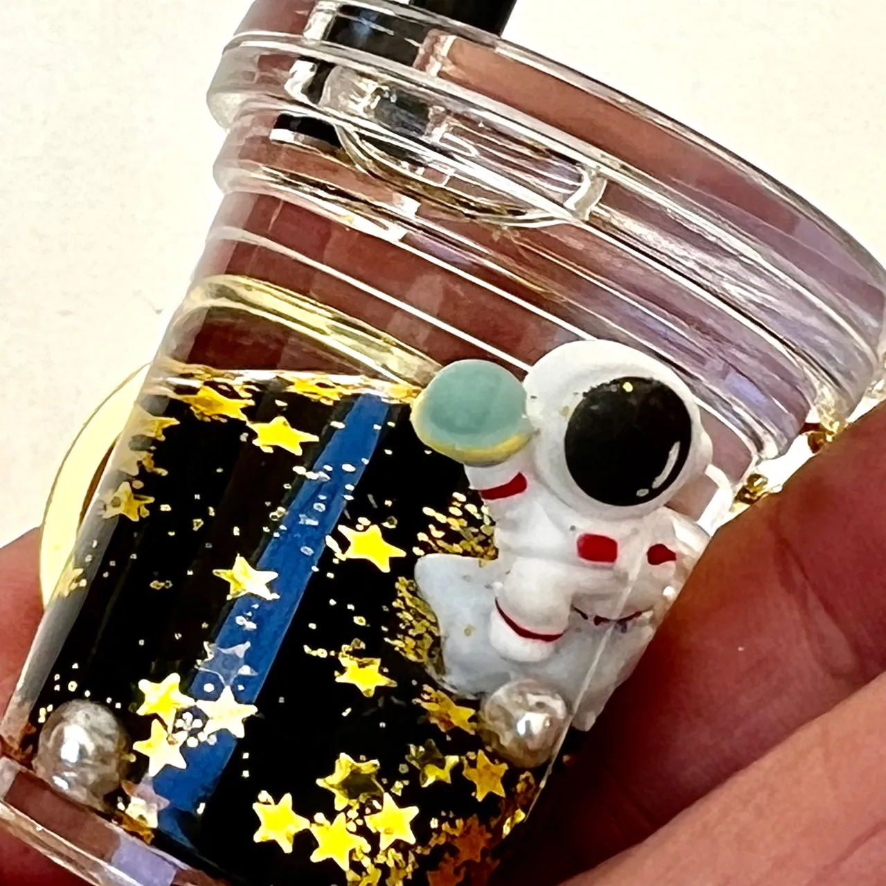 12125 ASTRONAUT FLOATY KEY CHARM-12
