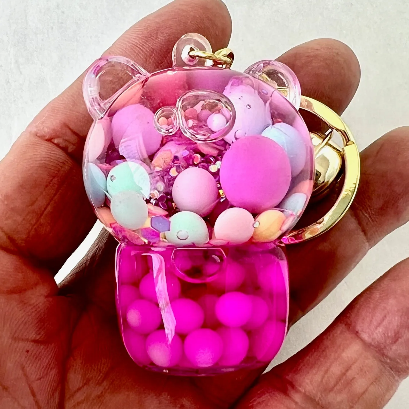 12130 BEAR BOBA FLOATY KEY CHARM-12