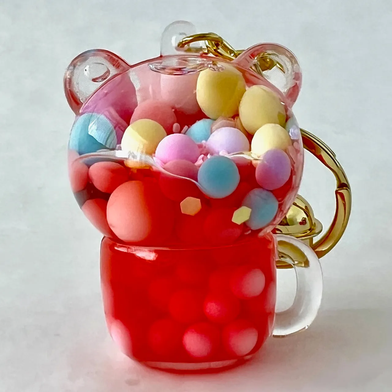 12130 BEAR BOBA FLOATY KEY CHARM-12