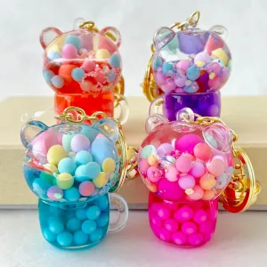 12130 BEAR BOBA FLOATY KEY CHARM-12