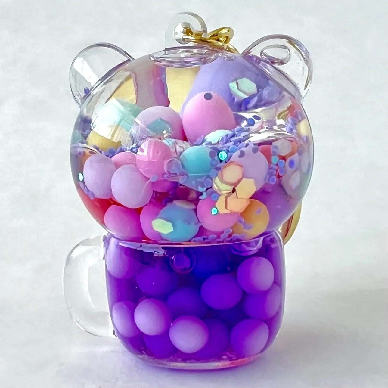 12130 BEAR BOBA FLOATY KEY CHARM-12