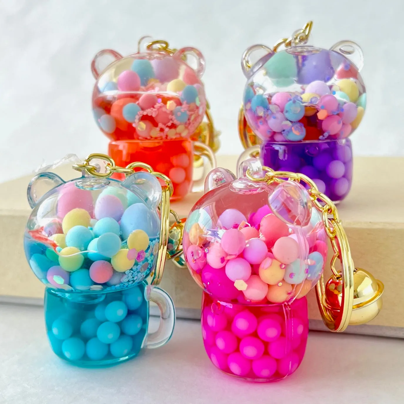 12130 BEAR BOBA FLOATY KEY CHARM-12
