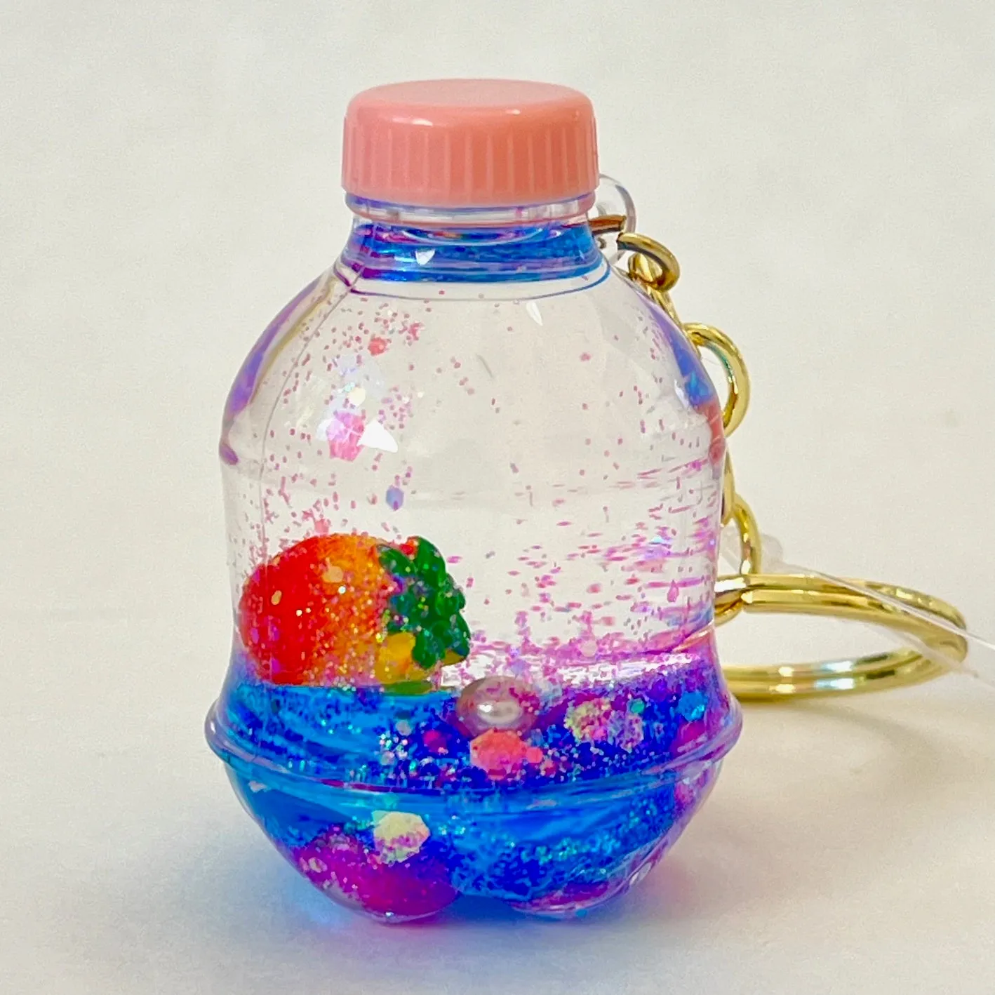 12136 STRAWBERRY FLOATY KEY CHARM-12