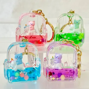 12137 BEAR UNICORN FLOATY KEY CHARM-12
