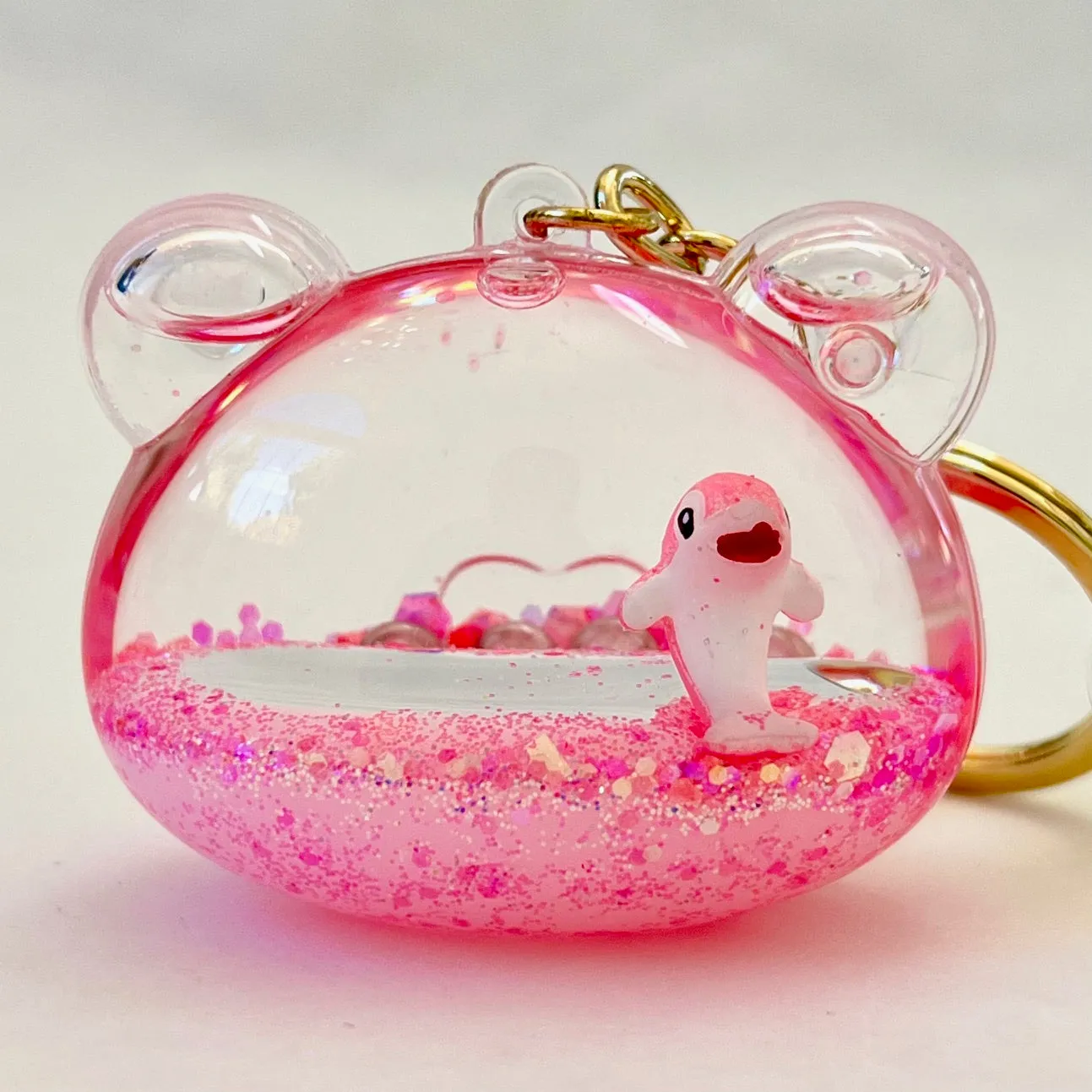 12138 DOLPHIN FLOATY KEY CHARM-12