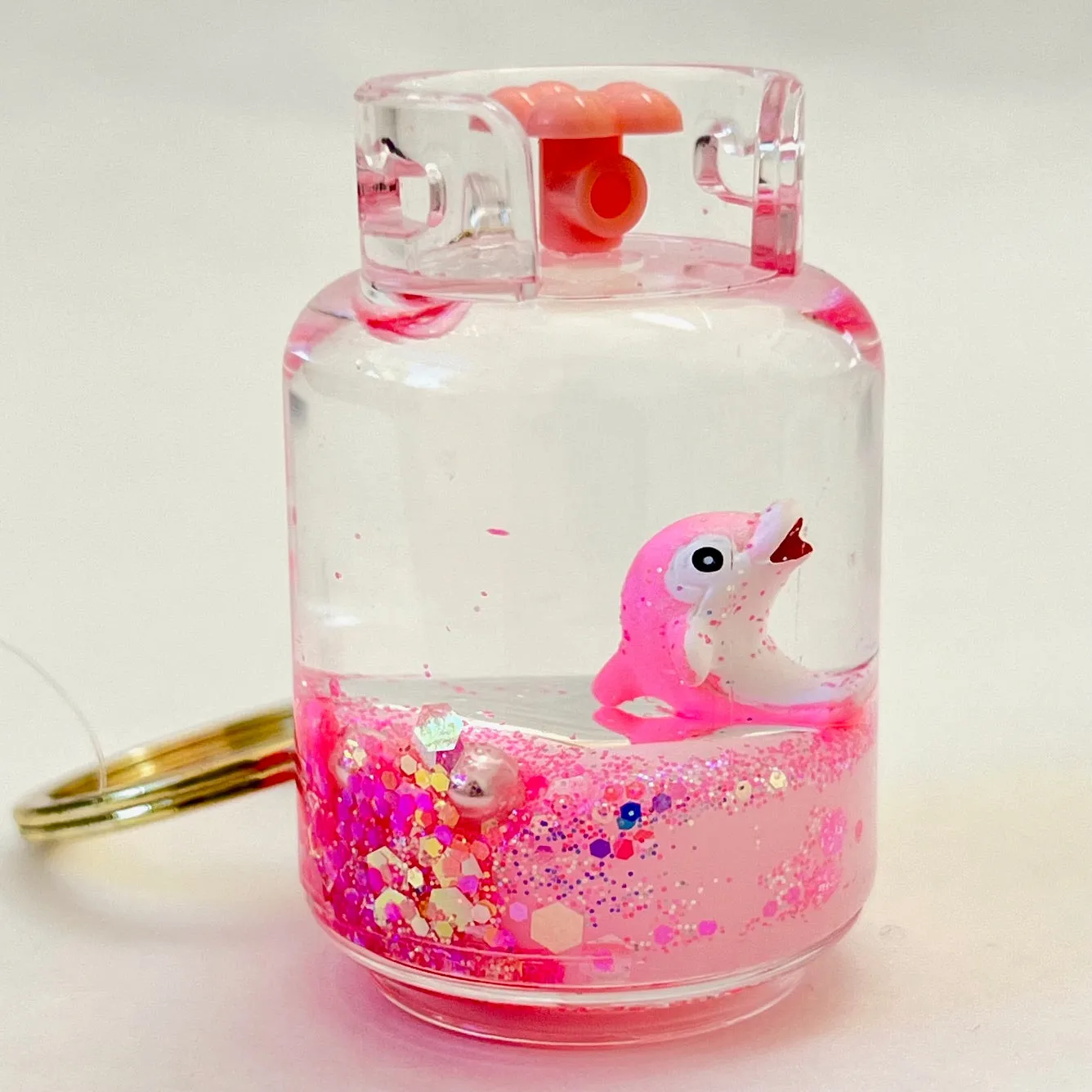 12138 DOLPHIN FLOATY KEY CHARM-12